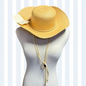 NWT Pantropics Women's Wide Brim Packable Panama Sun Hat Beach Pool Hat